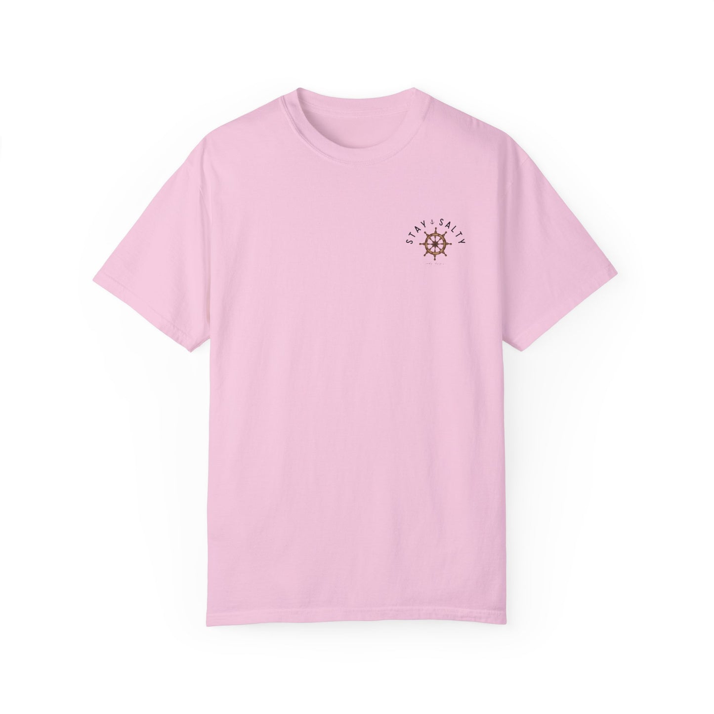 NAUTICAL WHEEL STAY SALTY TEE